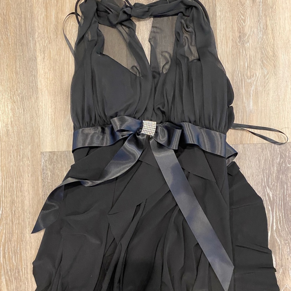 Long black dress